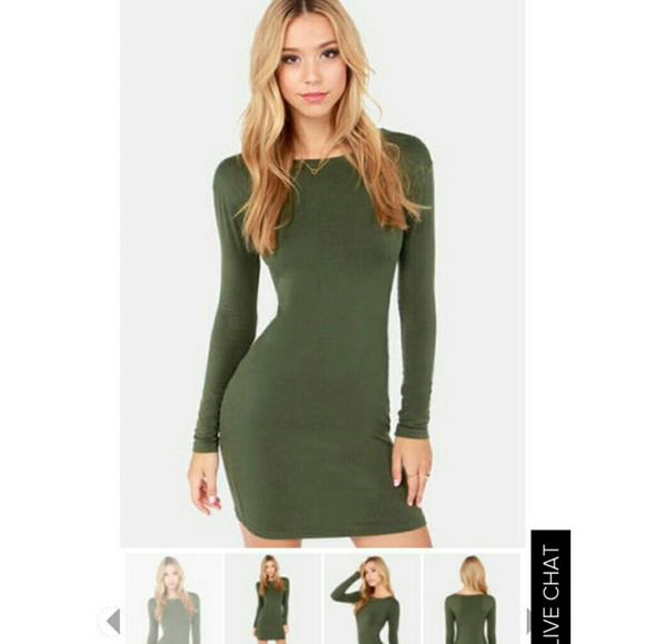 Lulus grey bodycon dress - Picture 3 of 3